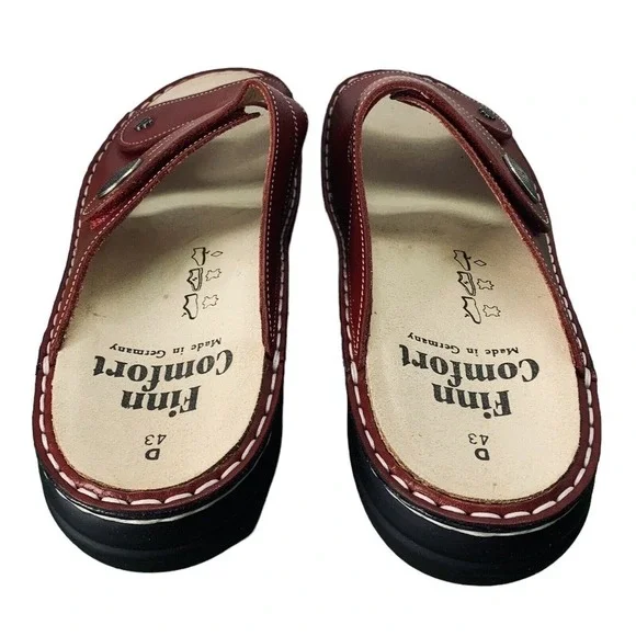 Finn Comfort Sansibar Venezia Red Sandals Womens Size 12 US 43 EU NWOT $225 - Picture 8 of 16
